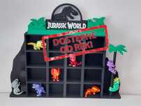 Półeczka stojak na figurki Kinder Joy Jurassic World * od ręki