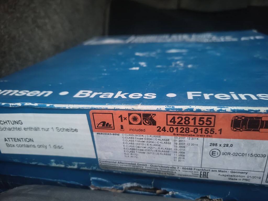 Discos de travão Mercedes c220