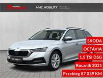 Skoda Octavia IV 1.5 TSI, pierwszy właściciel, niski przebieg, raport autoDNA