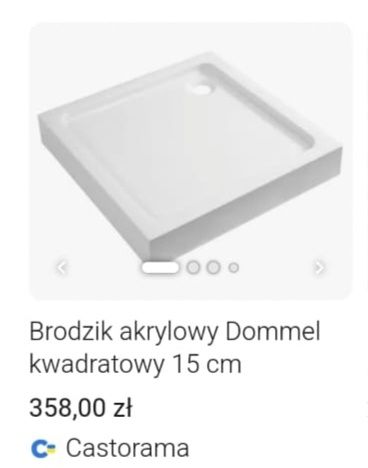 Brodzik plus drzwi prysznicowe