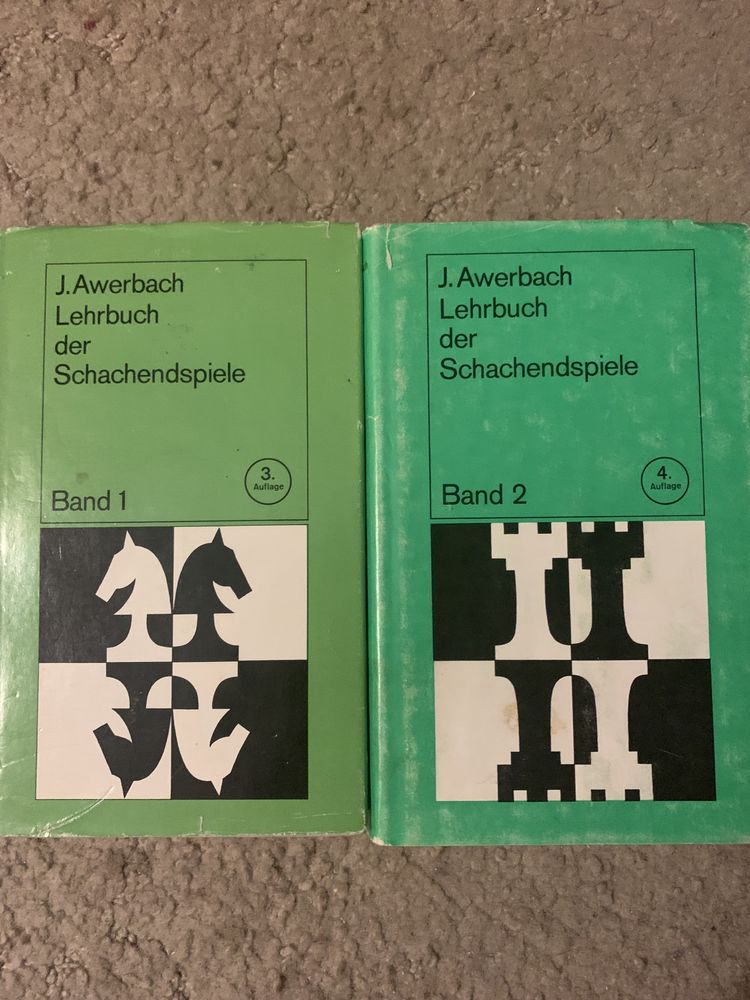 Juri Awerbach, Lehrbuch der Schachendspiele. Band 1. Band 2 Авербах