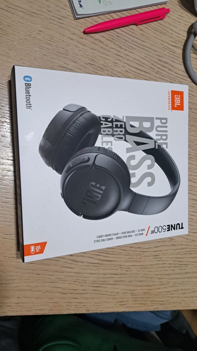 Słuchawki bezprzewodowe JBL 500BT