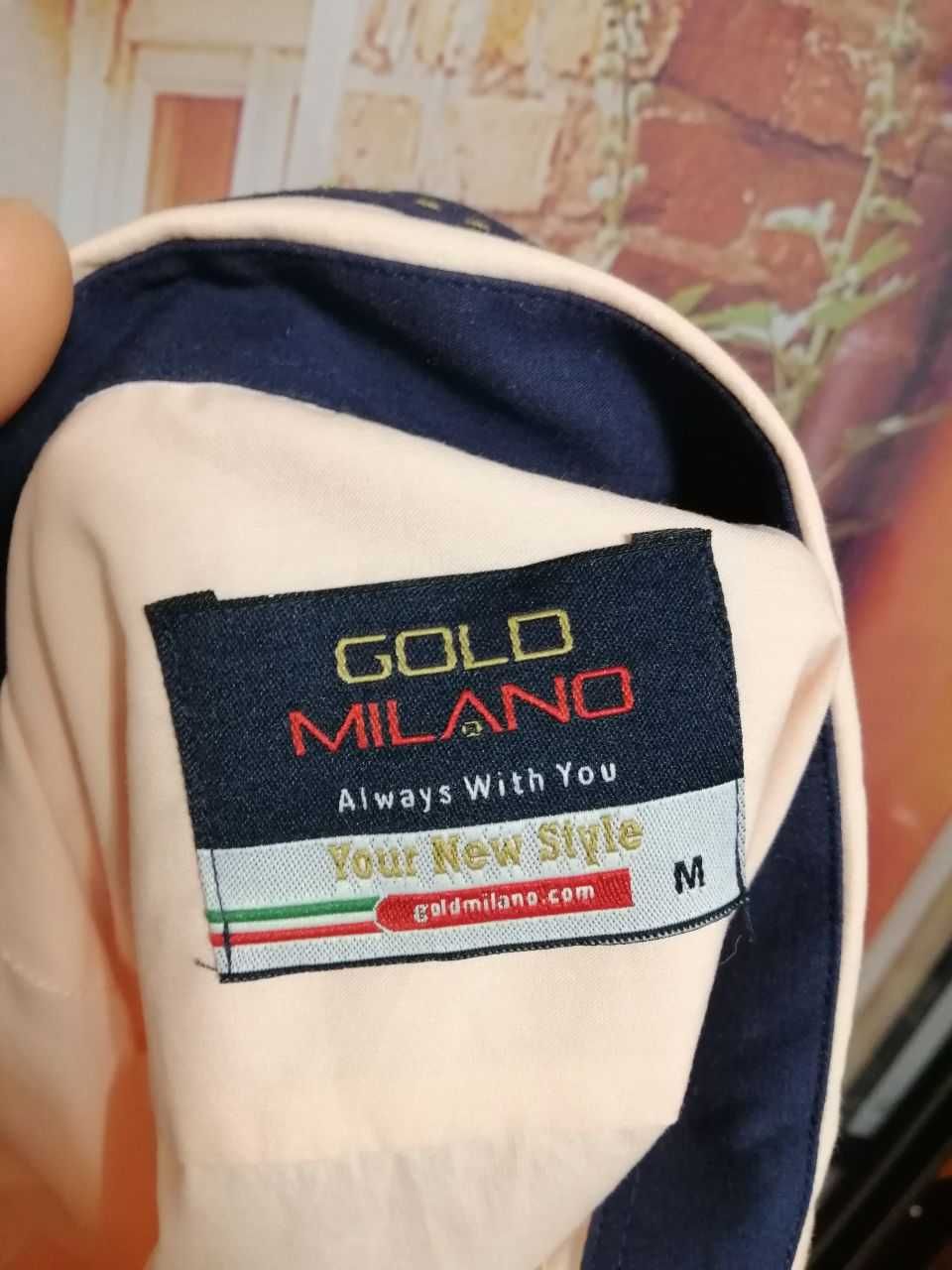 Продам чоловічу рубашку Gold Milano