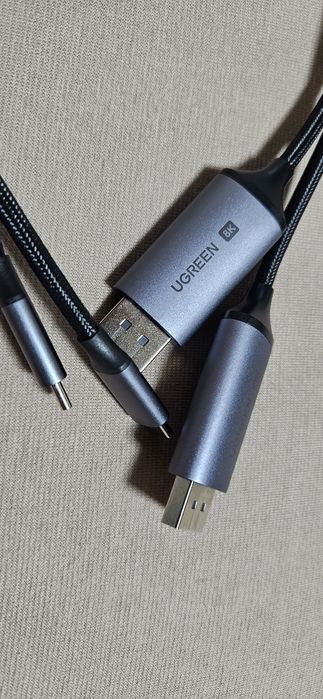 Kabel USB typu C do Displayport 8K 60Hz 1 metr UGREEN