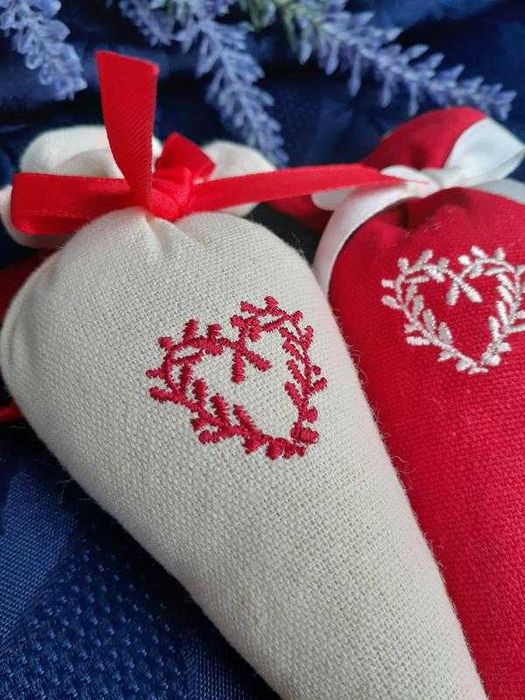 Scented pomanders сердце саше подвески 100% лен сердечки модные