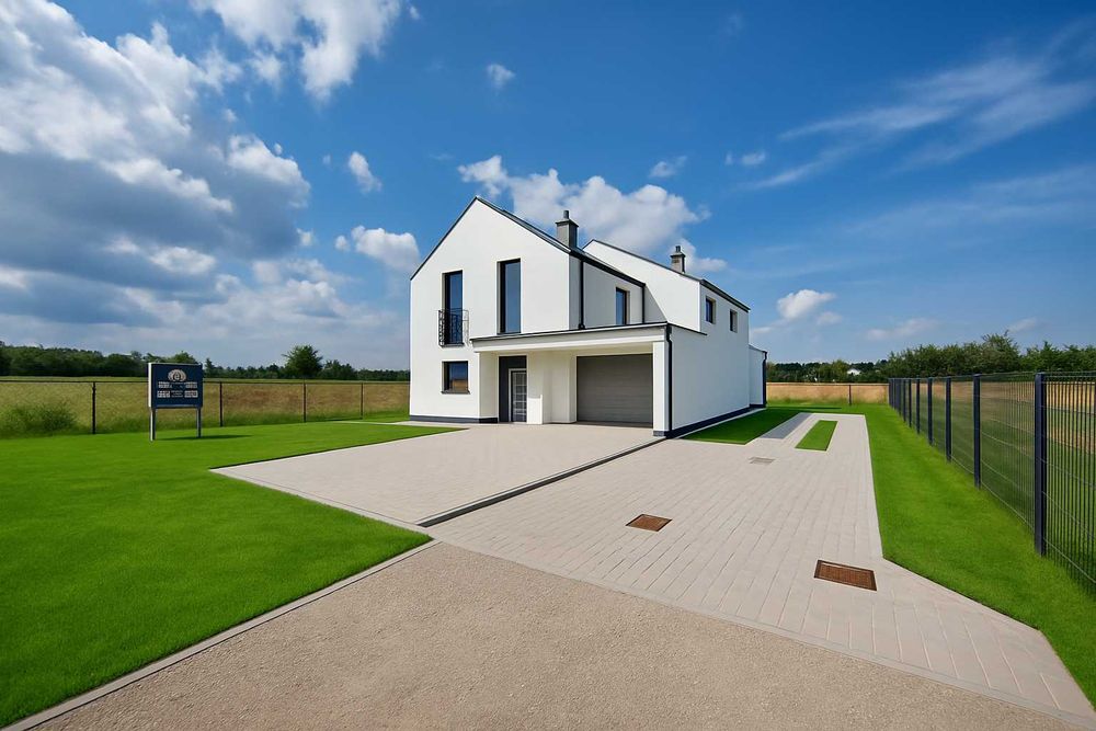 Gotowy Dom Bliźniak z garażem - okolice Żwirowej Krotoszyn - Bukówko