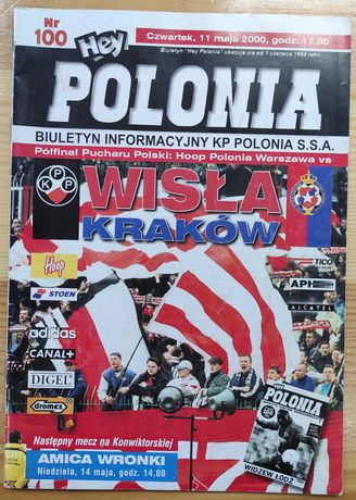 Biuletyn informacyjny Hey Polonia Warszawa - Wisła Kraków