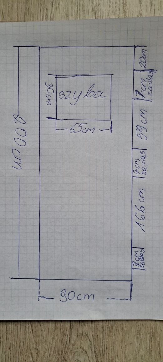 Drzwi zewnętrzne klatkowe drewniane