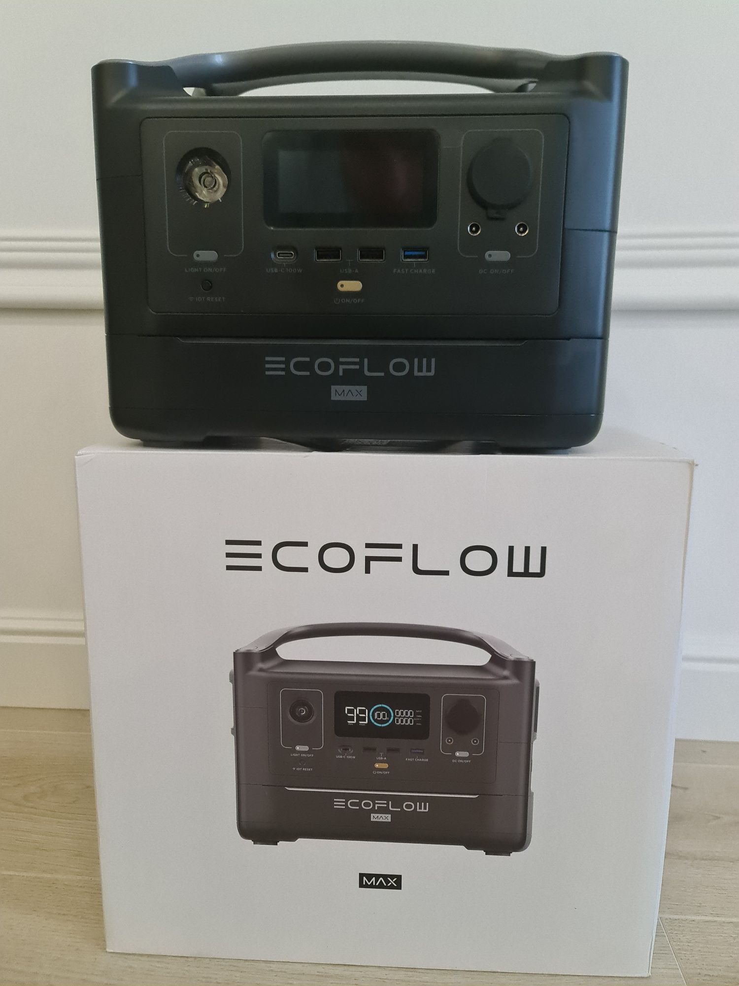 Зарядная станция EcoFlow RIVER Max (576 Вт·ч)