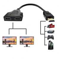 HDMI splitter rozgałęźnik adapter konwerter
