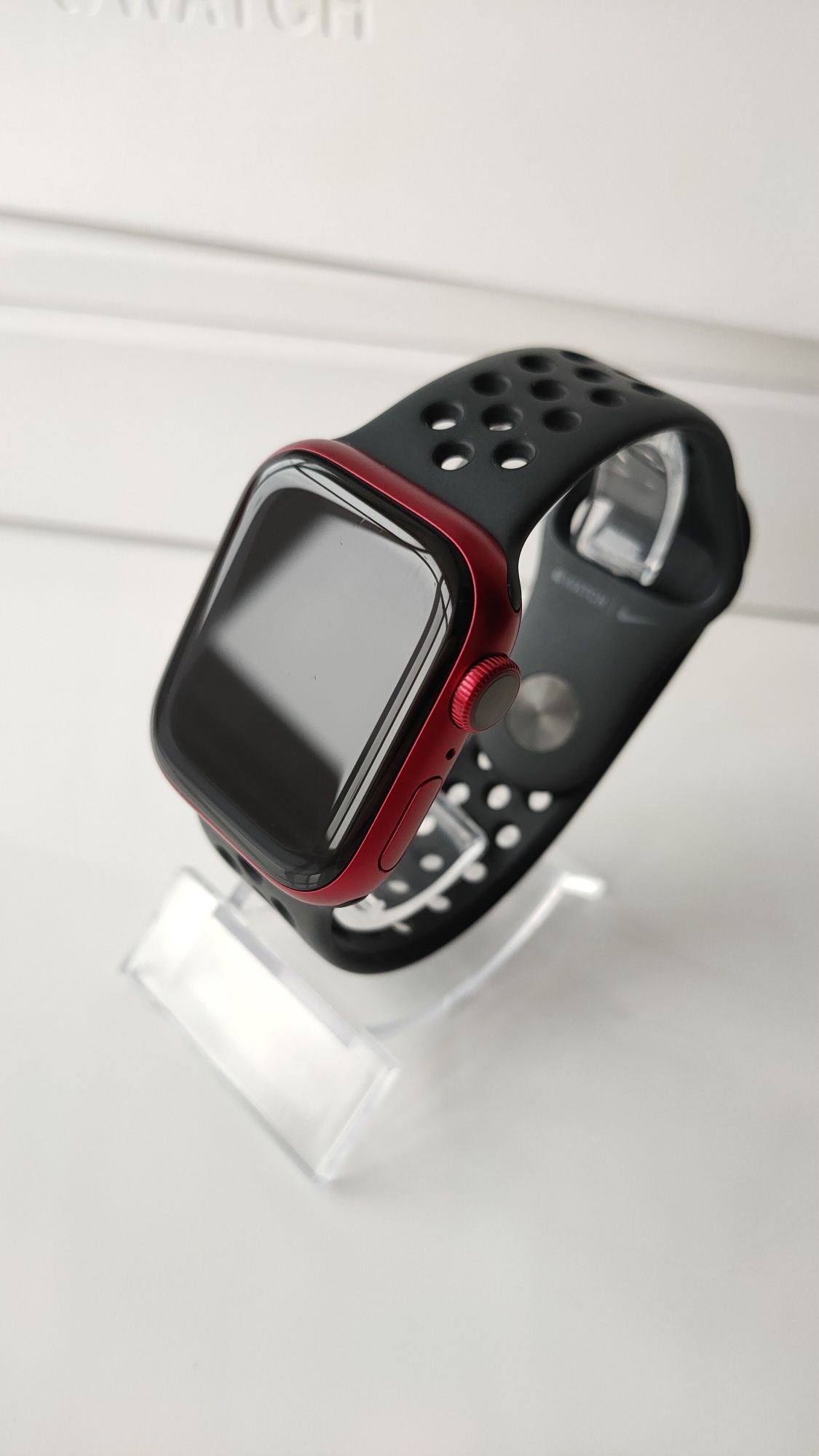 Apple watch series 7 41mm Red product Nike епл воч годинник эпл