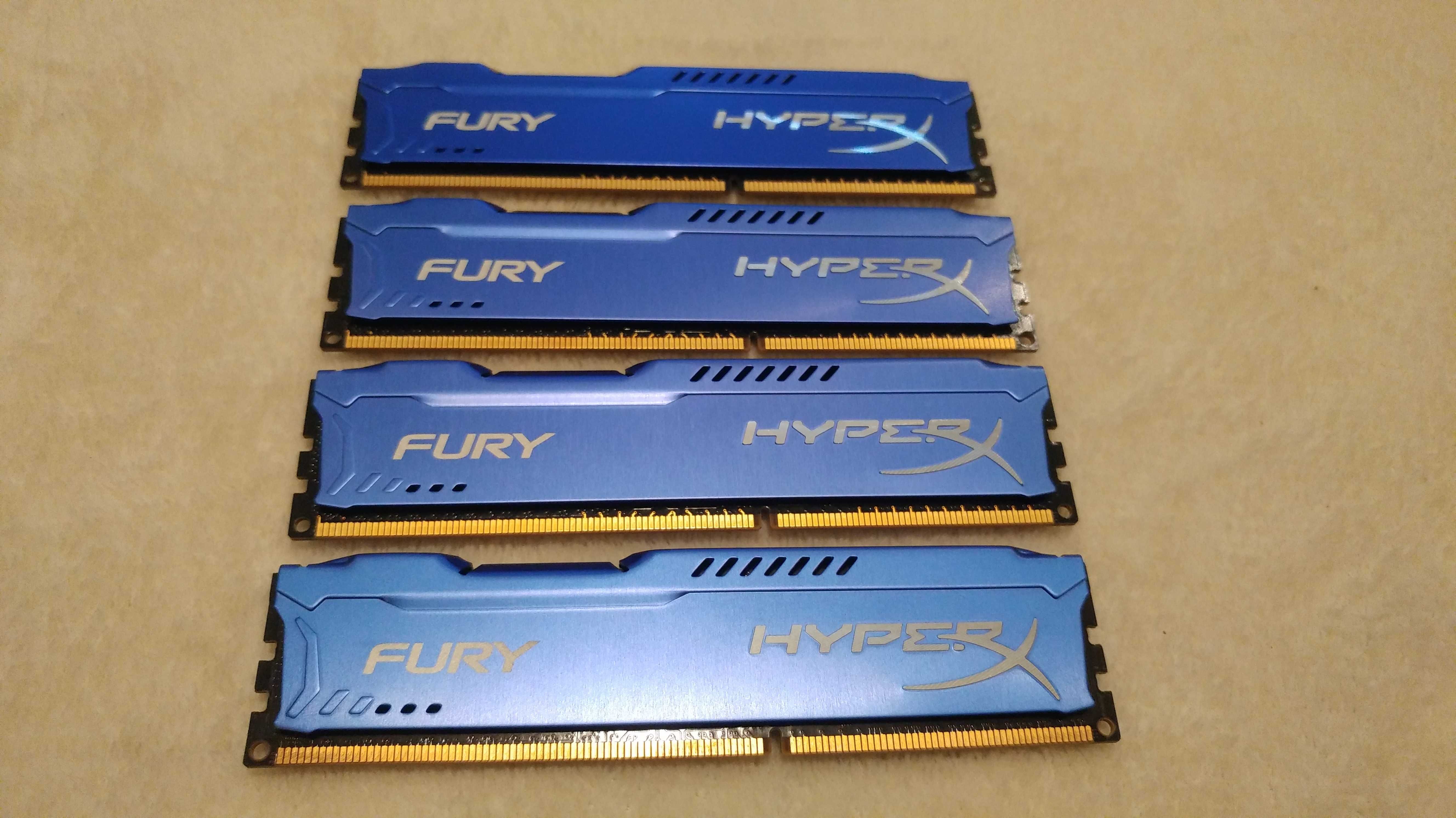 Pamięć Ram 16gb Kingston HyperX Fury Blue DDR3.
