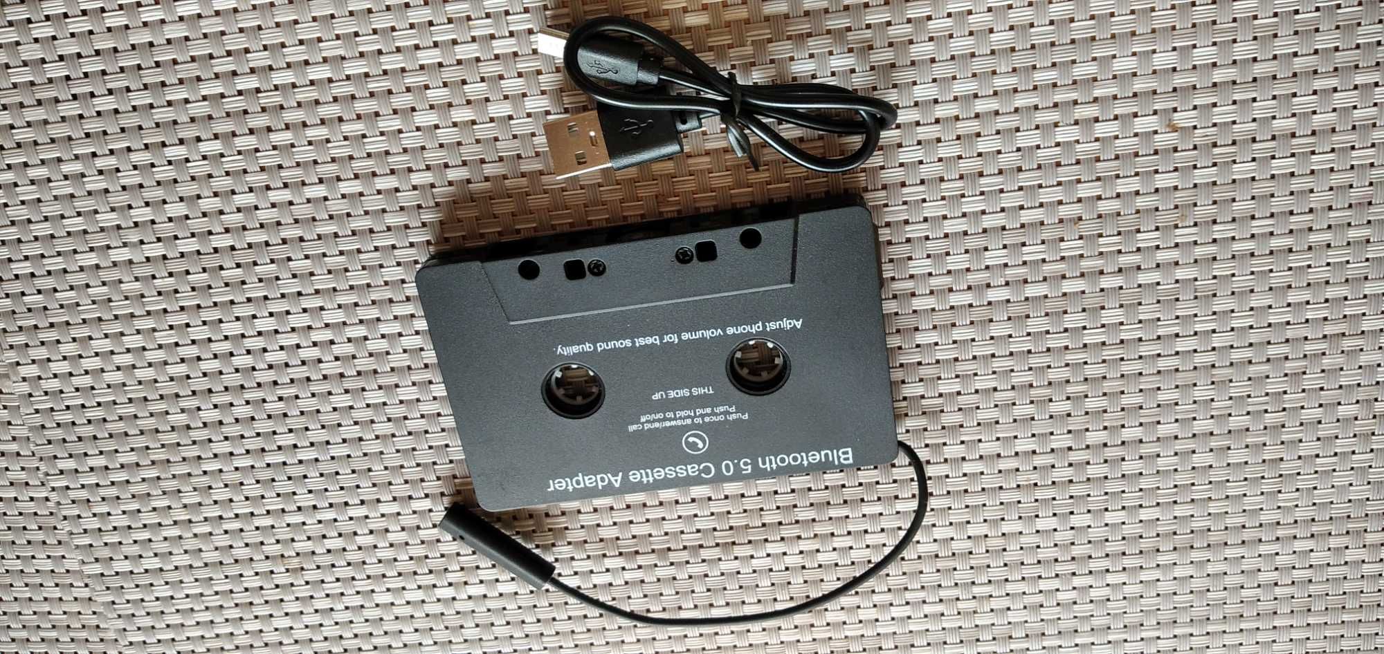 Adapter Bluetooth Kaseta magnetofonowa.