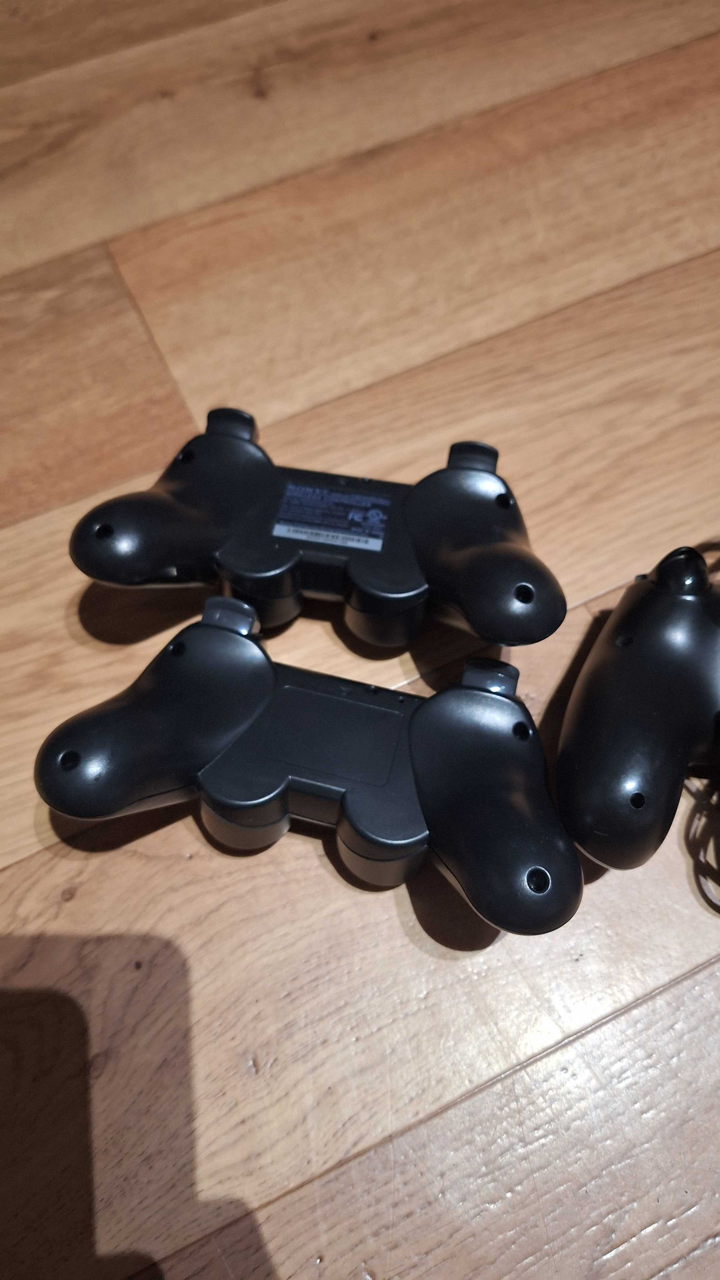 Pady bezprzewodowe przewodowe do ps3 sony playstation 3 Mega Komplet