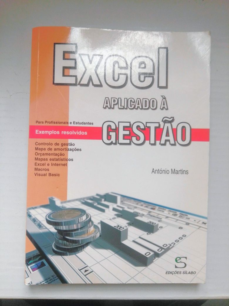 Livros Excel Aplicado á gestão e 3D Studio Max curso completo.