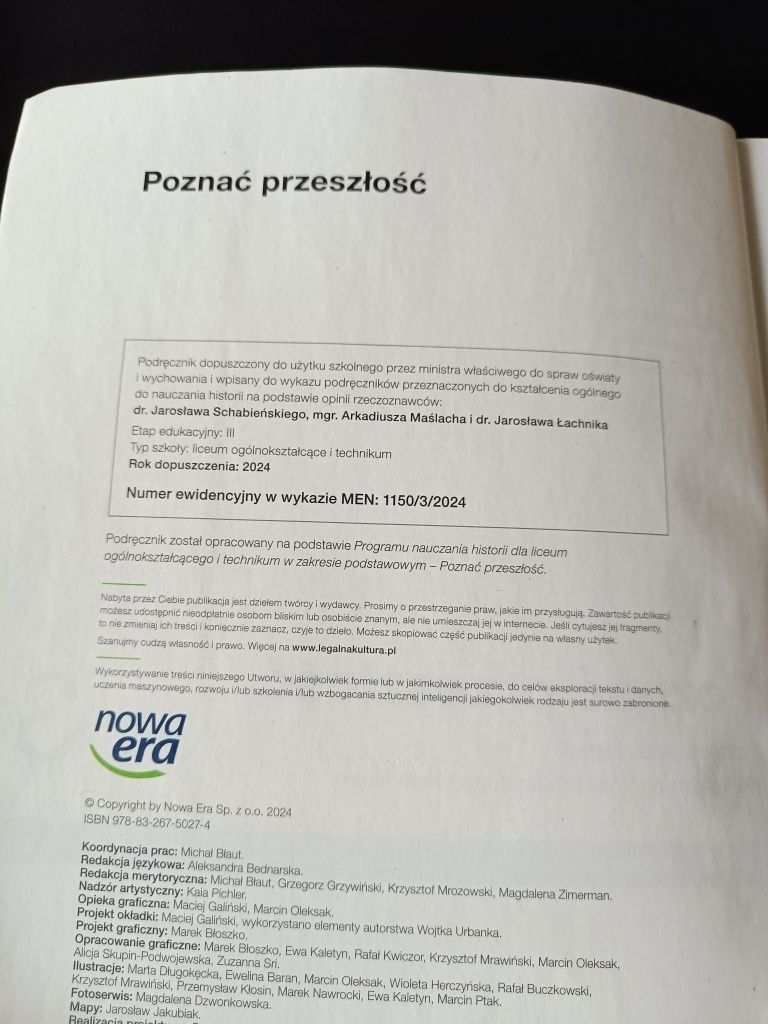 Podręcznik "Poznać przeszłość 3" do historii dla klasy 3