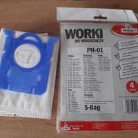 Worki do odkurzaczy paczka nowe + 2 gratis