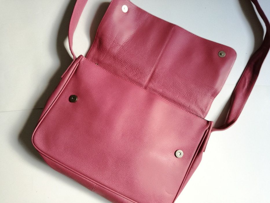WITTCHEN Elegance różowa torba torebka skóra naturalna - jak nowa
