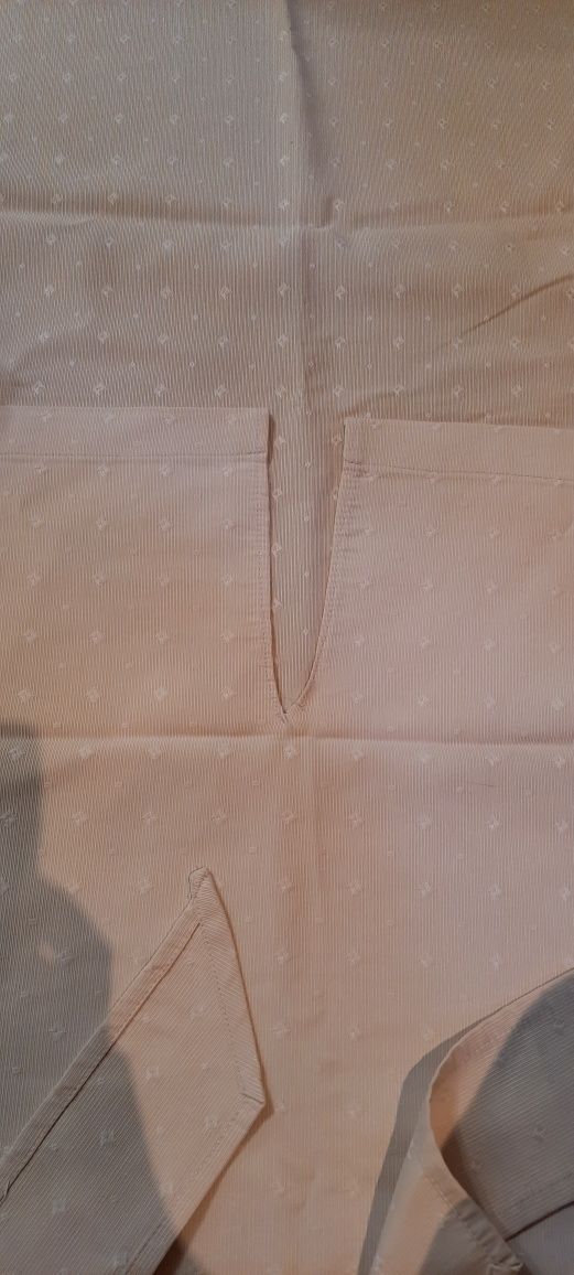 Pokrowce na krzesła 4 szt beż eleganckie