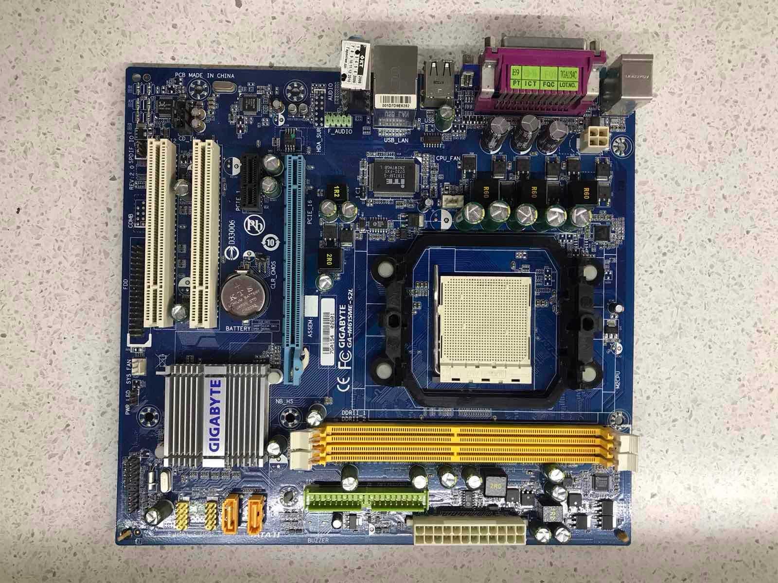 Gigabyte GA-M61SME-S2L Socket AM2+ DDR2, NVIDIA GeForce 6100, PCI-Ex16