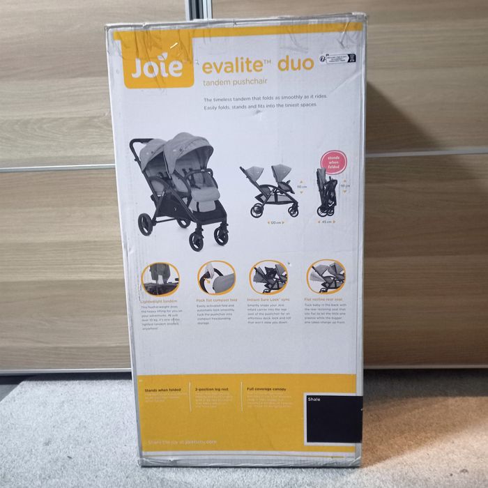 Wózek dziecięcy podwójny Joie Evalite Duo.