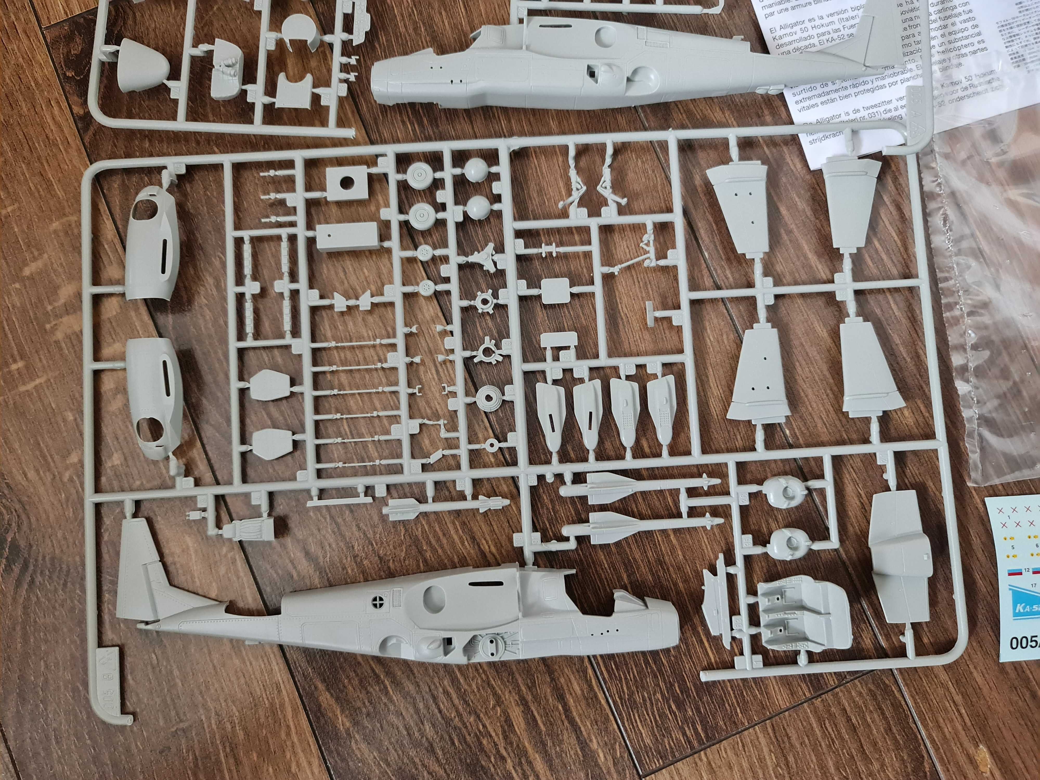 ITALERI  nr 005, model Śmigłowca Kamov KA-52 „ Alligator”