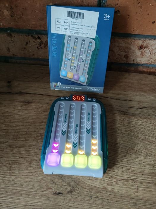 Elektroniczna gra muzyczna Rhythm Game Machine LED zabawka dla dzieci