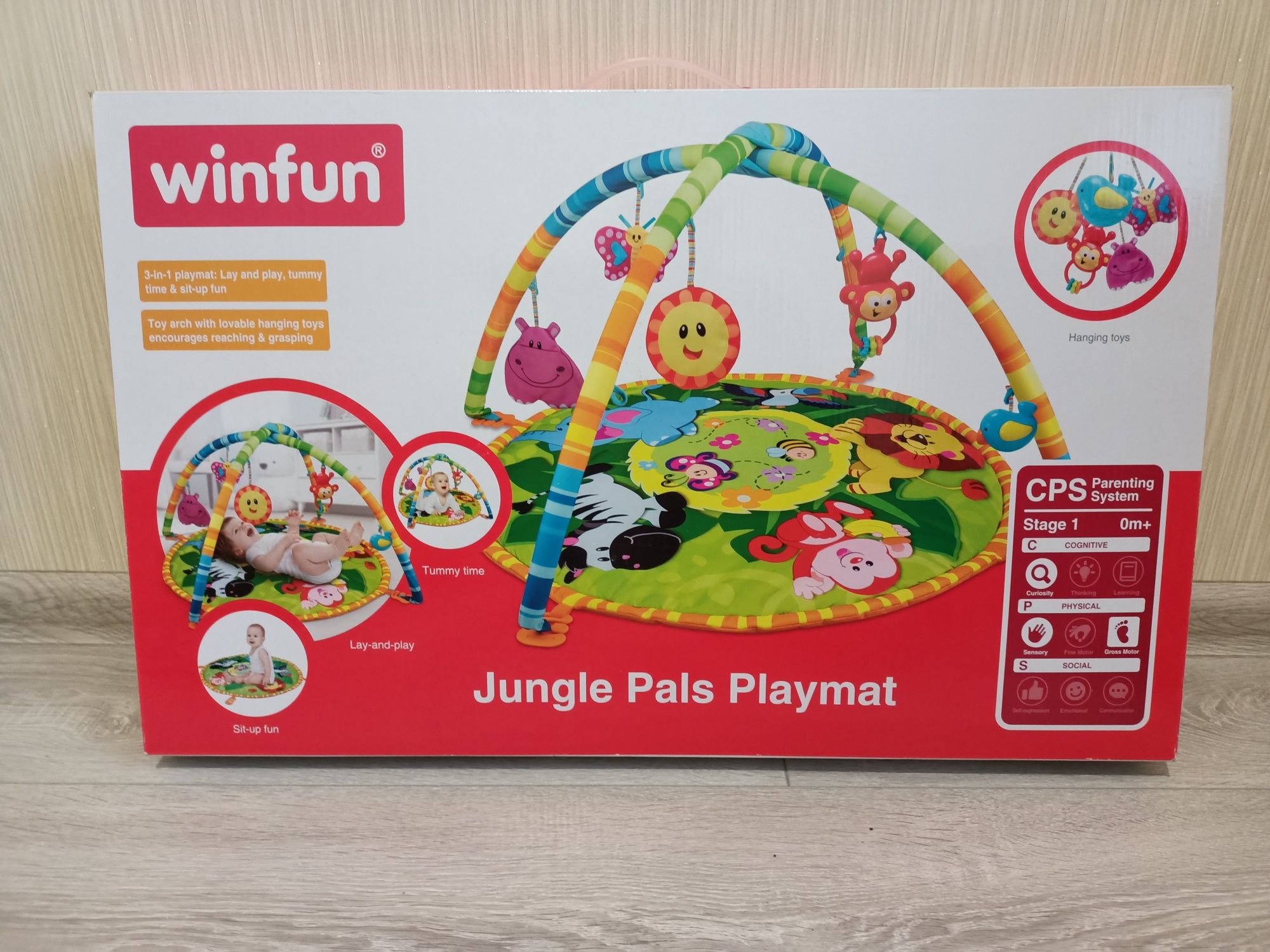 Розвиваючий килимок для немовляти WinFun Jungle Pals Playmat