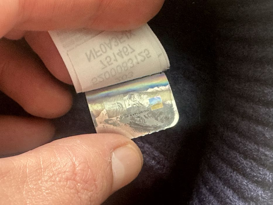 Шапка синя The north face