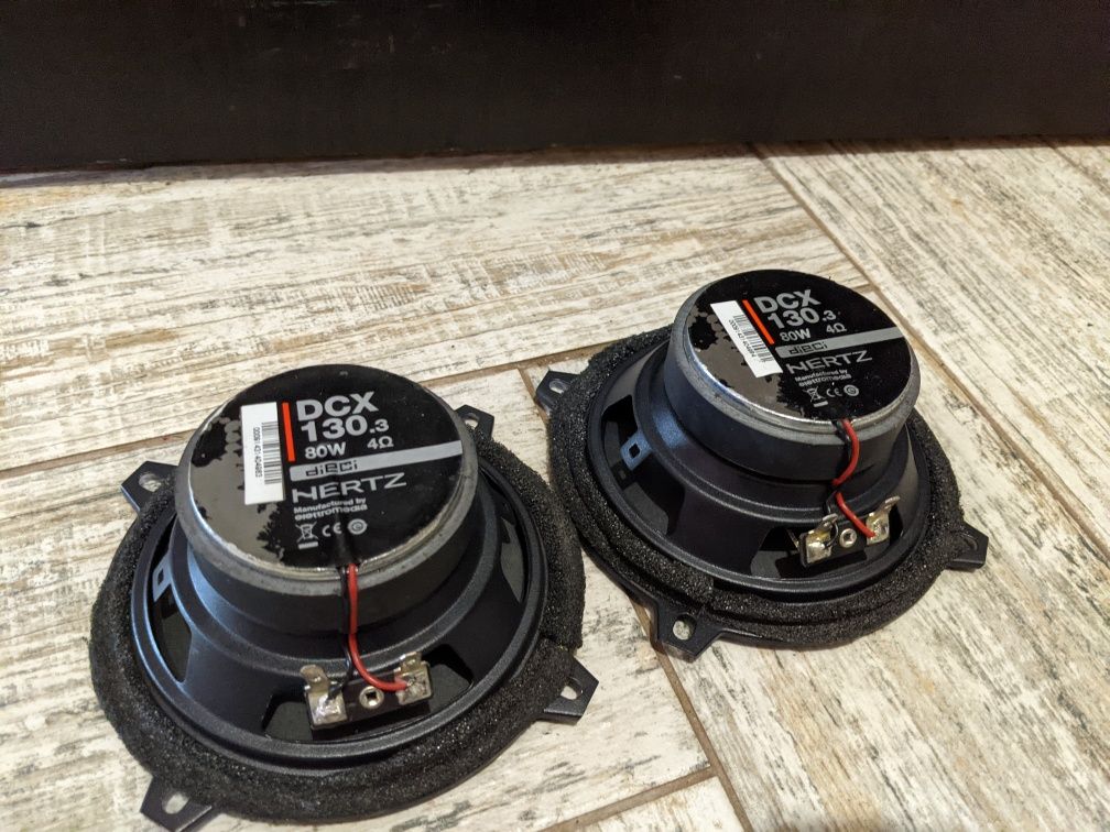 Hertz DCX 130.3, 13-е динамики в авто.
,