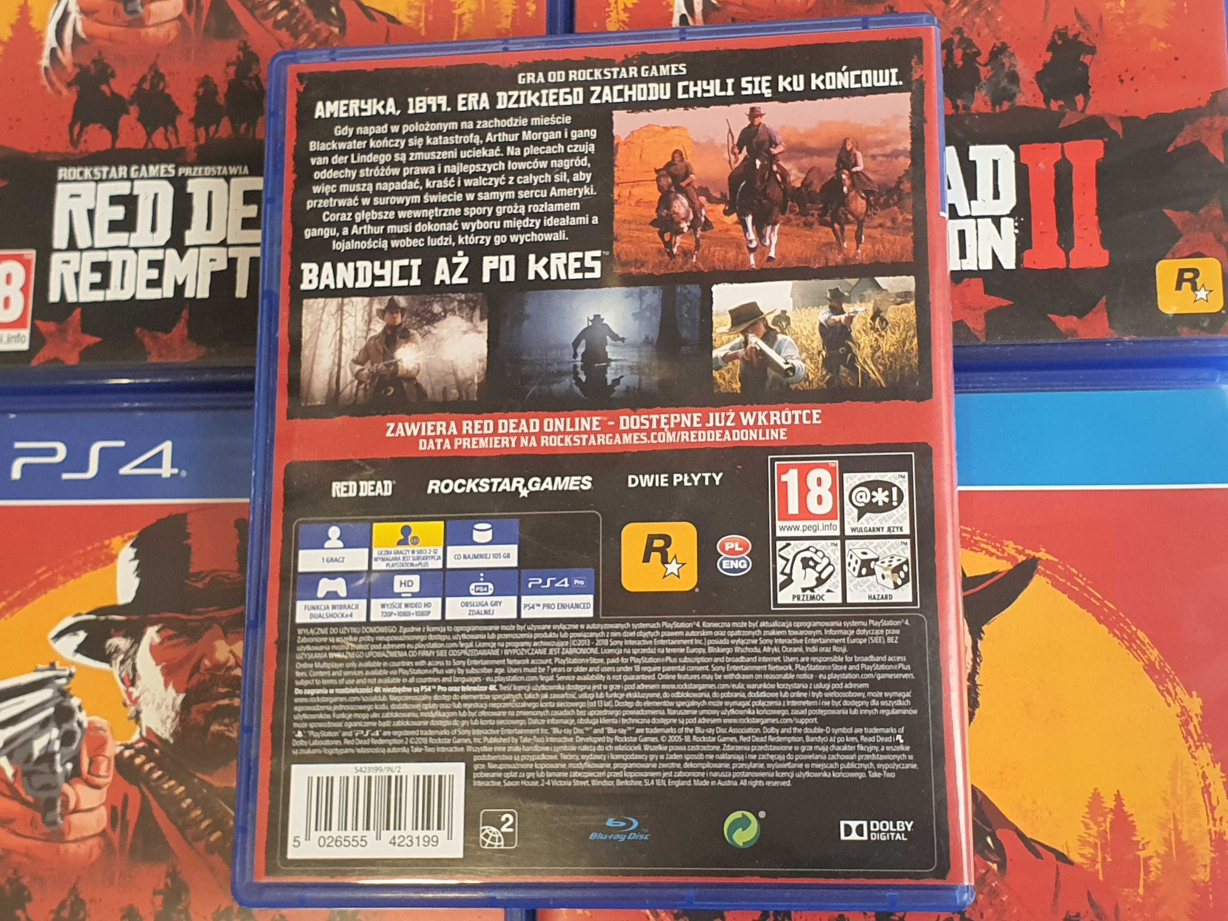 Gra PS4  / PS5 Red Dead Redemption II PL Sklep Zamiana