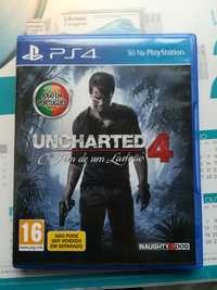 Jogo de PS4 Uncharted 4 O fim de um ladrão