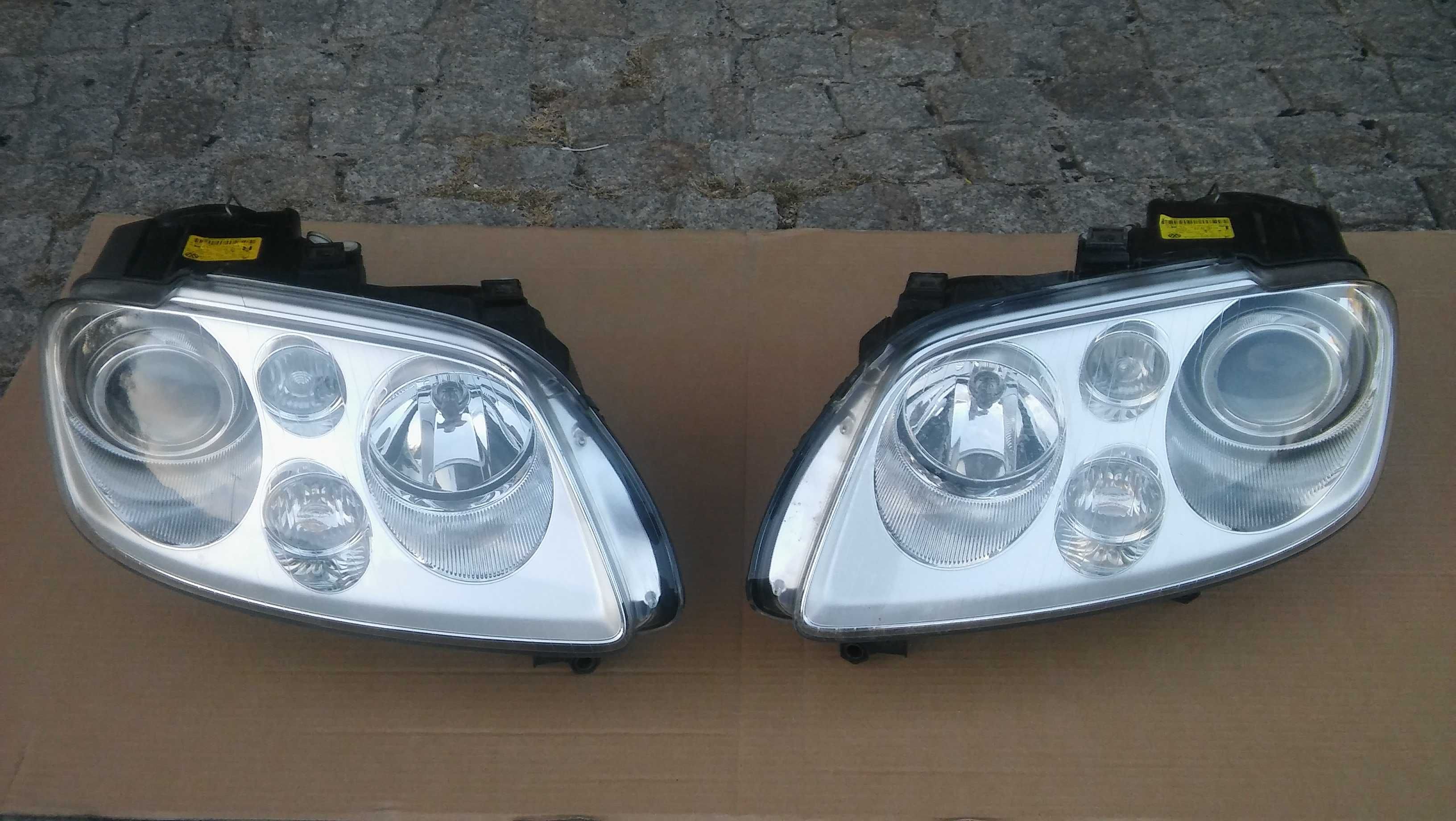 VW Touran,1T0,od 03r,lampa przód,BI XENON,Lewa+Prawa,oryginał,LUX