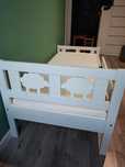 Łóżko łóżeczko Ikea kritter 70x160 70 na 160 z materacem gratis