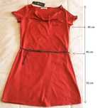 Vestido novo laranja tamanho 40, veste 38/40