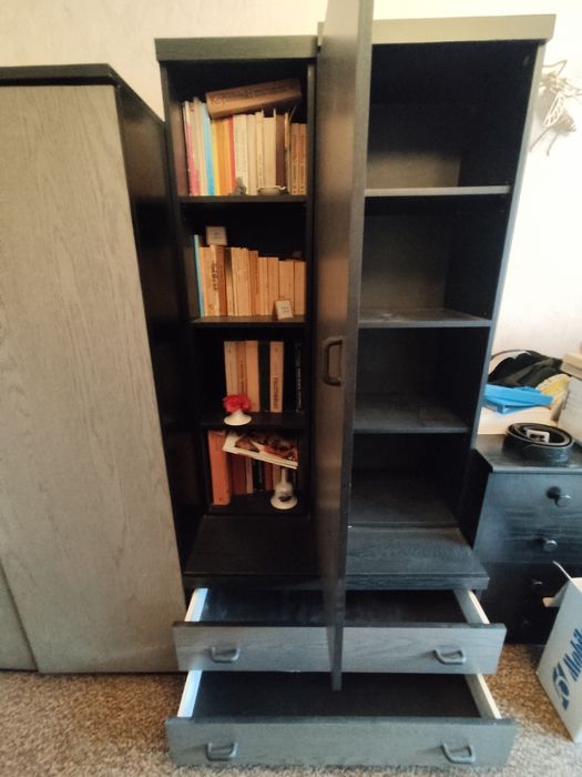 Regał z szafą zestaw