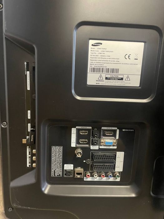 Телевізор Samsung LE46C750R2Z 46 дюймів Full HD 3D з кронштейном