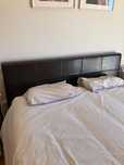 Cama de casal com colchao e estrado 160/190