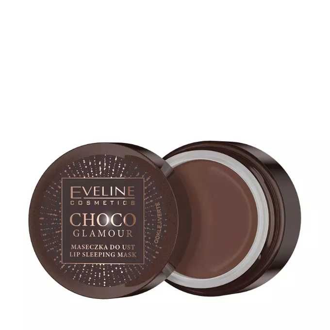 NOWE! Eveline Choco Glamour balsam, maseczka do ust, pomadka winylowa