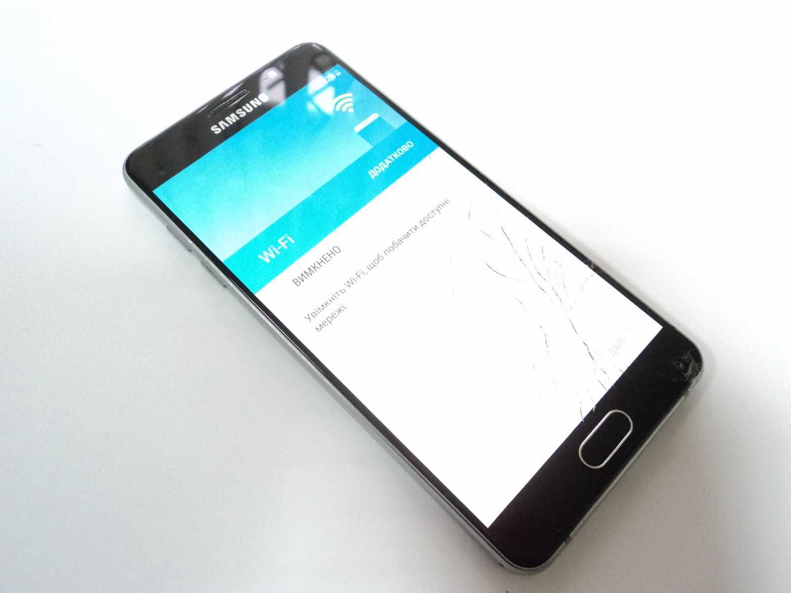 Samsung Galaxy A5 2016 трещины, заблокирован гугл-акаунт