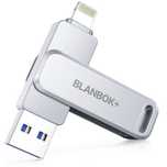 Pendrive Blanbok+ 120 GB 120GB Lightning, USB 3.0, USB 3.1 typ C sreb