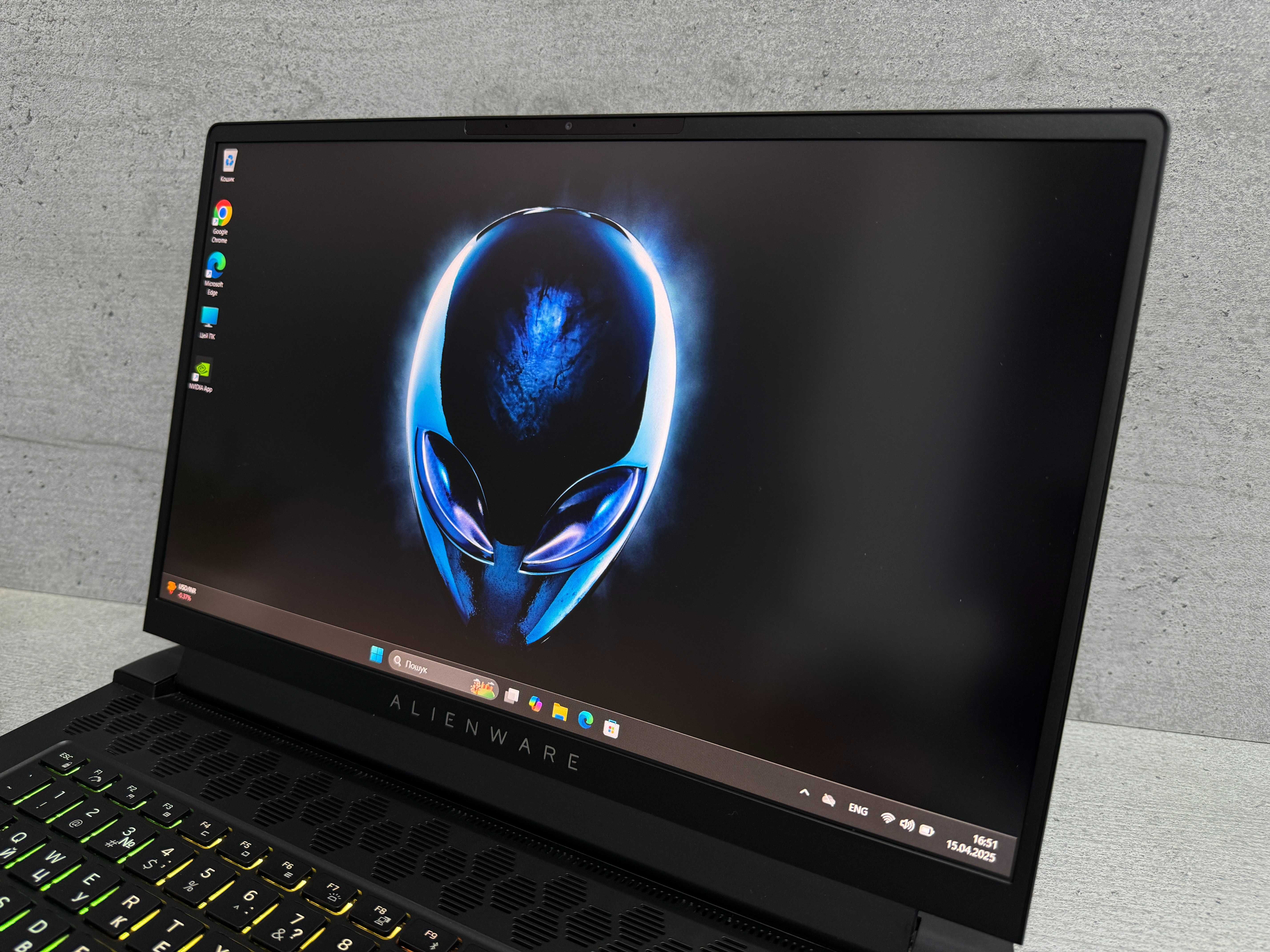 i7-11800H/Ігровий ноутбук Dell Alienware m15 R6/RTX 3070/512 ssd/360Hz