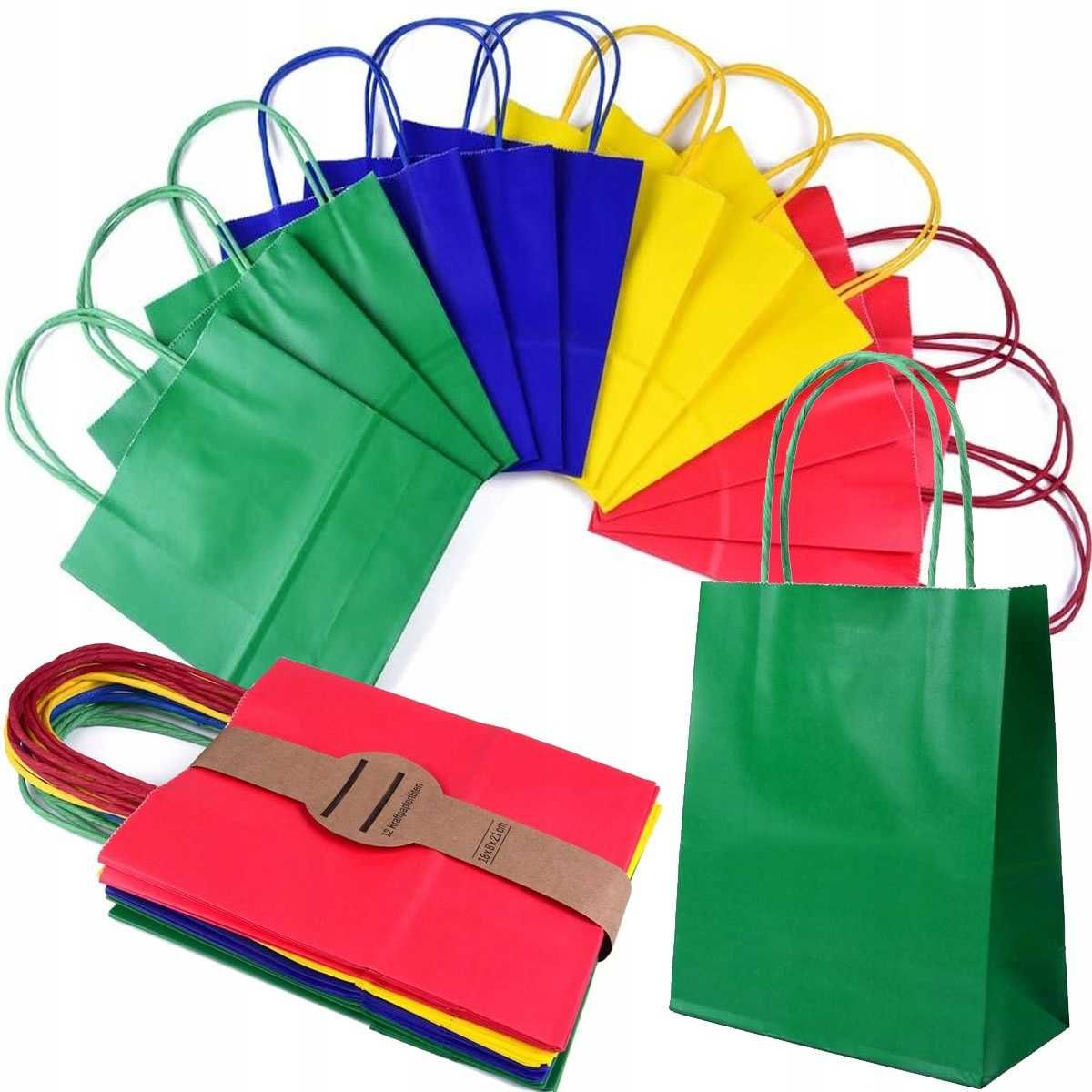 Torby Torebki Prezent Papierowe Torba Prezentowa 32x18cm 36 szt.