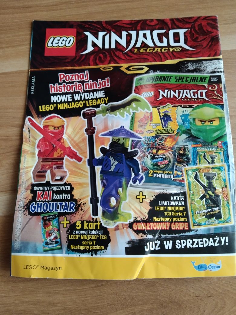LEGO City nowa gazetka gazeta magazyn saszetka klocki policjantka złod