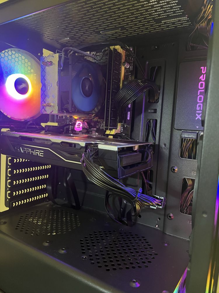 Игровий компʼютер RX580/8gb Intel xeon e3 1220 v3/ озу 16gb