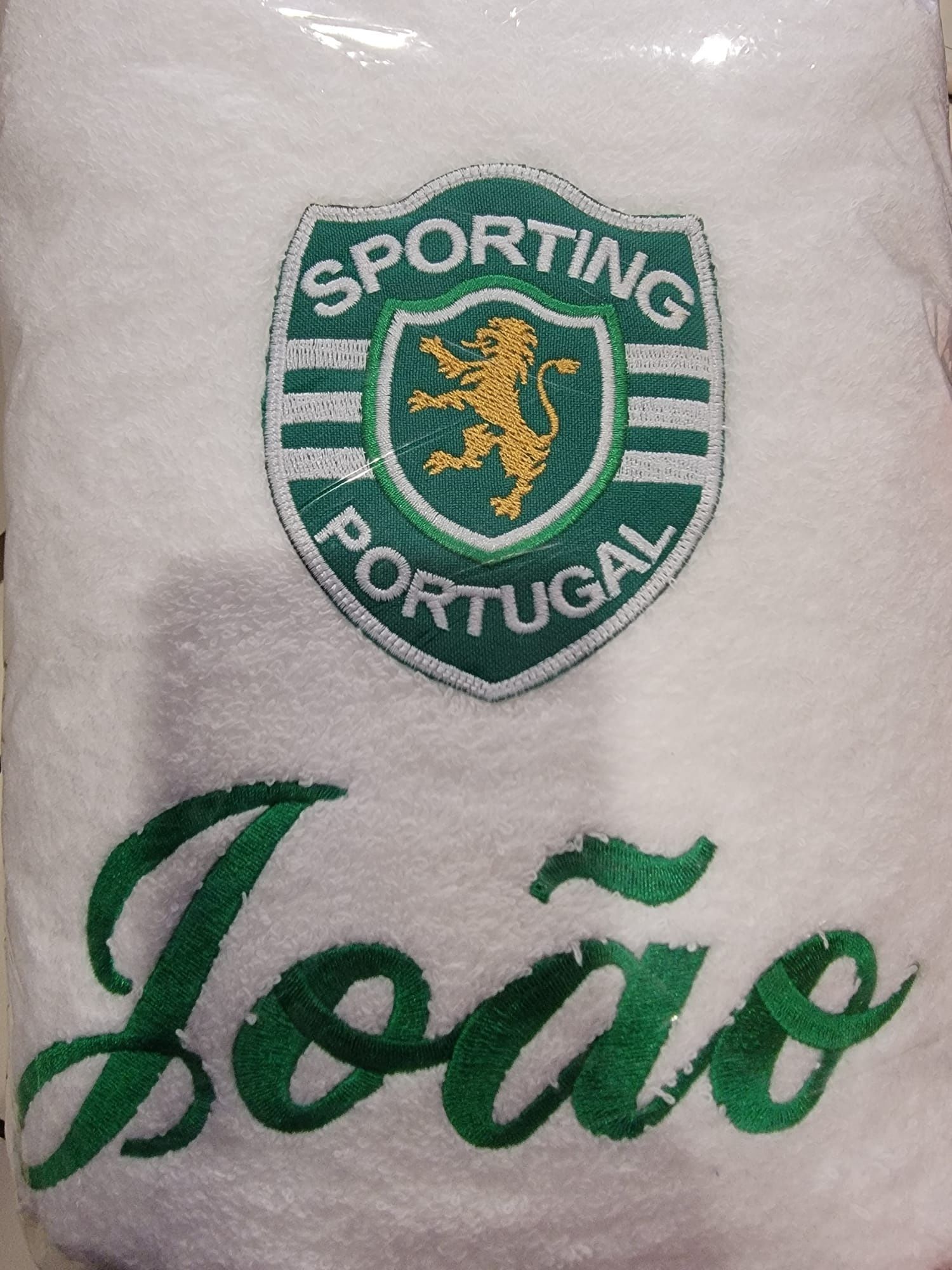 Lençol Banho Bordado Sporting