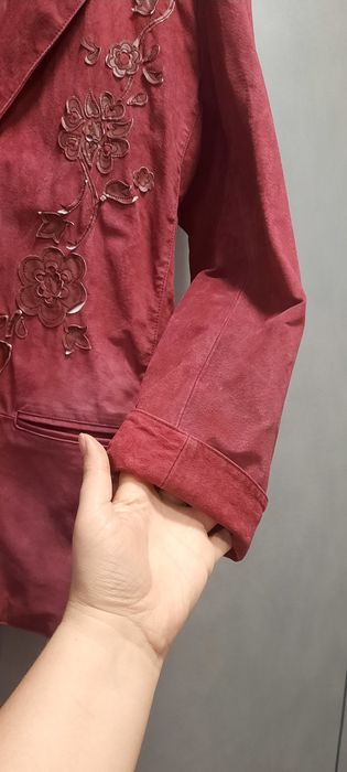 Жакет пиджак натур шкіра 50-52р