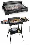 Princess Princess Grill Elektryczny Z Bocznymi Półkami 2200W Czarny