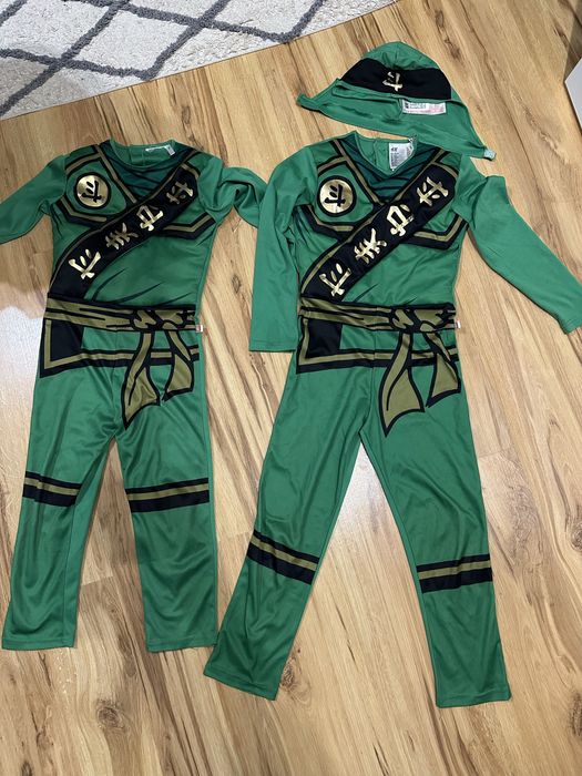 Strój lego ninjago halloween h&m 122/128