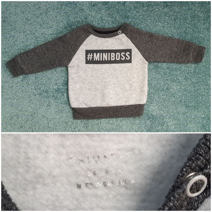Camisolas / Sweats cardadas 3-6 e 6-9 meses